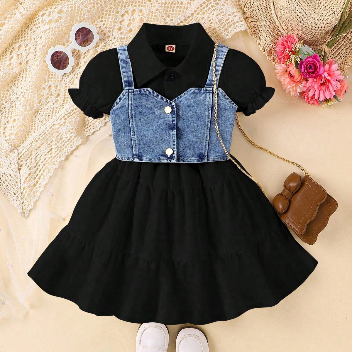 Princess Denim Dress - Image 3