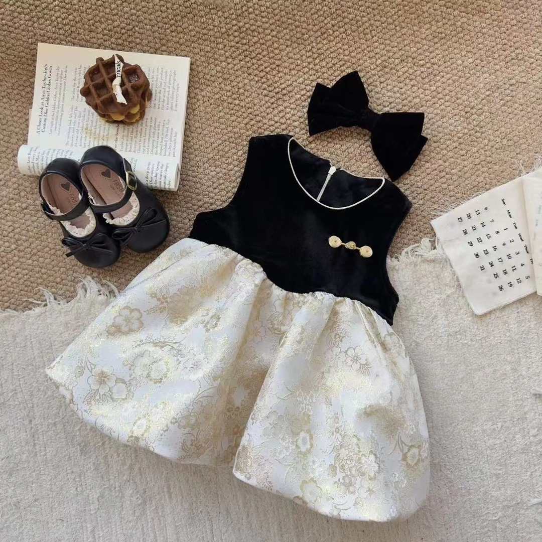 Royal Velvet Bloom Dress